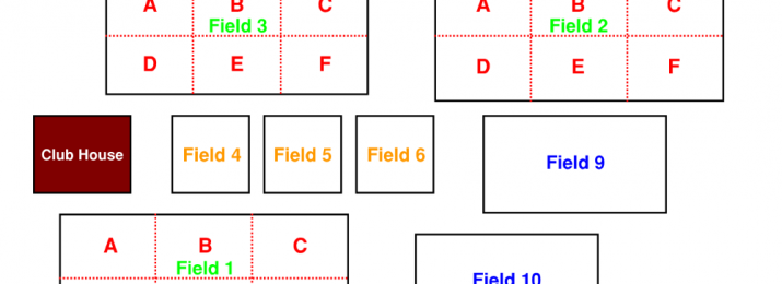 Tuesday's Training Field Allocations Update 26th Feb